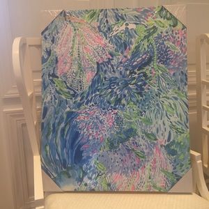 Lilly Pulitzer GWP Art Canvas  “new kids on dock”